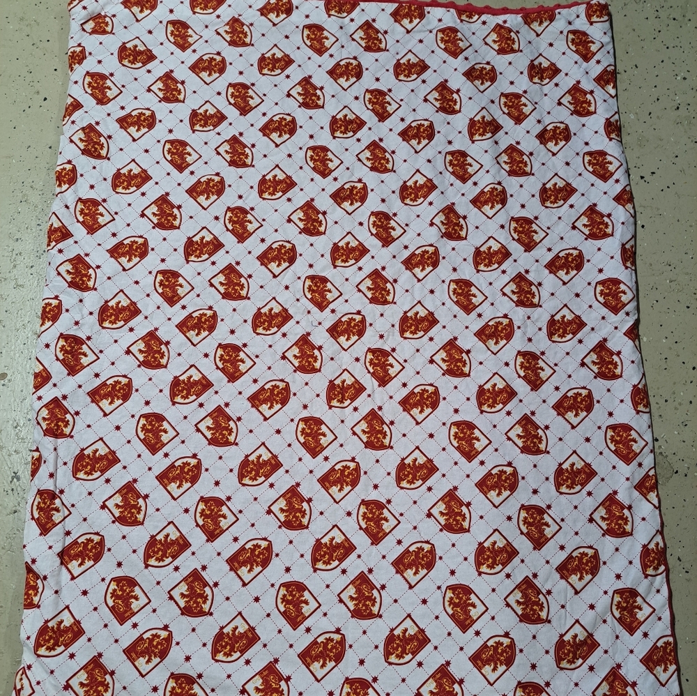 Harry Potter Gryffindor31x41 Red And White Handmade Blankets.